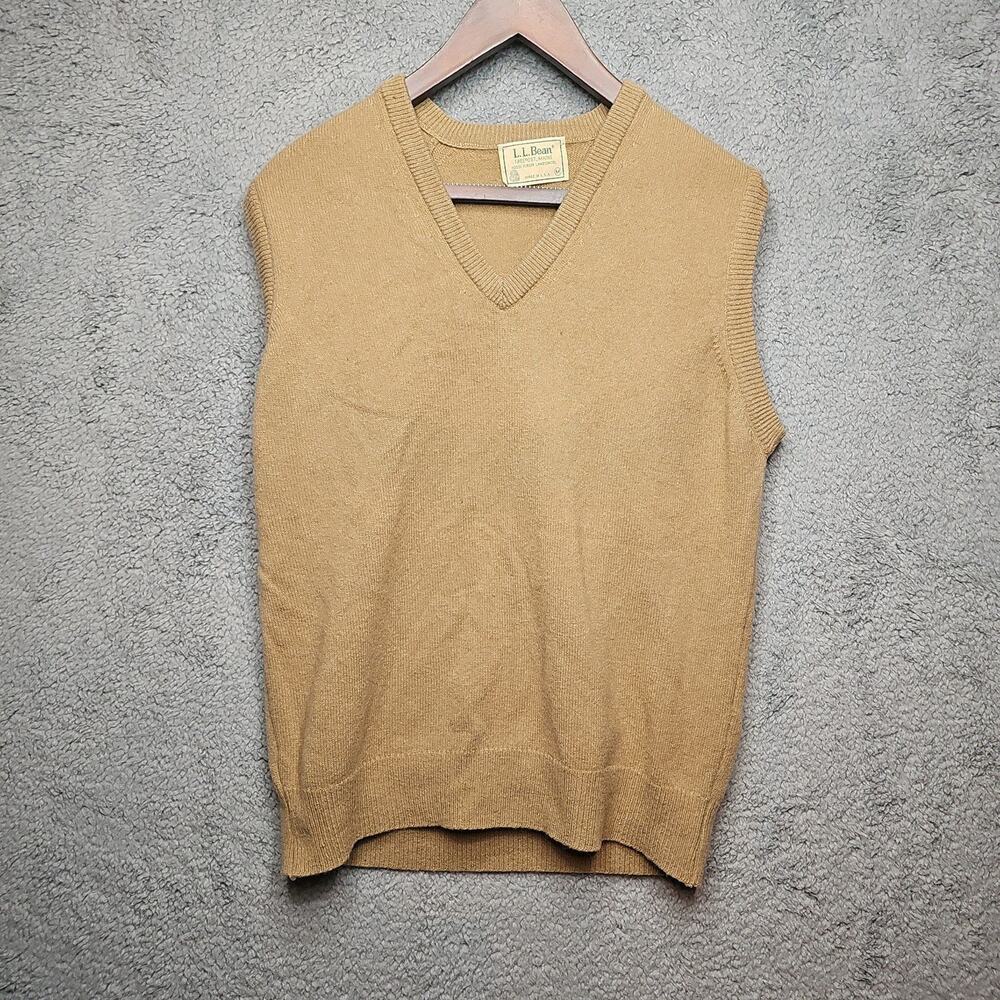70S‎ L.L. BEAN LAMBSWOOL SWEATER VEST.
